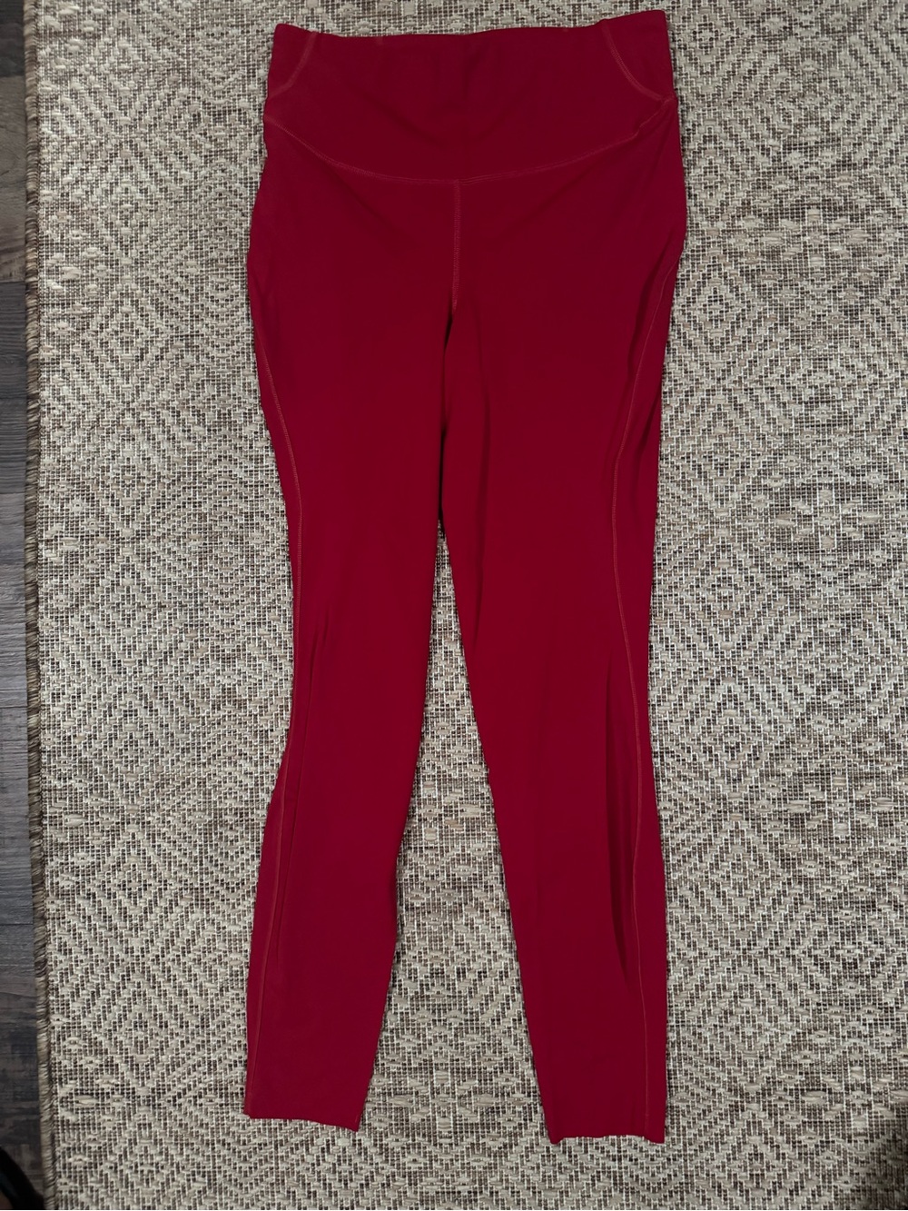 Women’s Lululemon Wunder Under High-Rise 25” Red Active Leggings